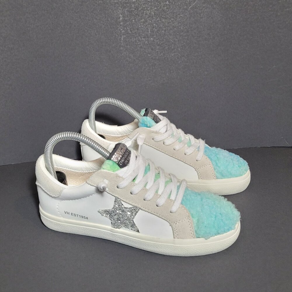 VGT Havana Est 1954 Star Sneakers Multi Fuzzy Toe Front Women's Size 6